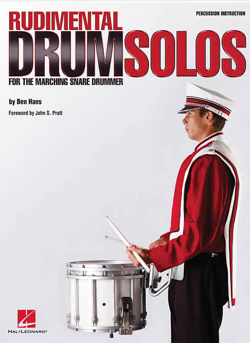 Partitura de Bateria - Método RUDIMENTAL DRUM SOLOS FOR THE MARCHING SNARE DRUMMER - Ben Hans