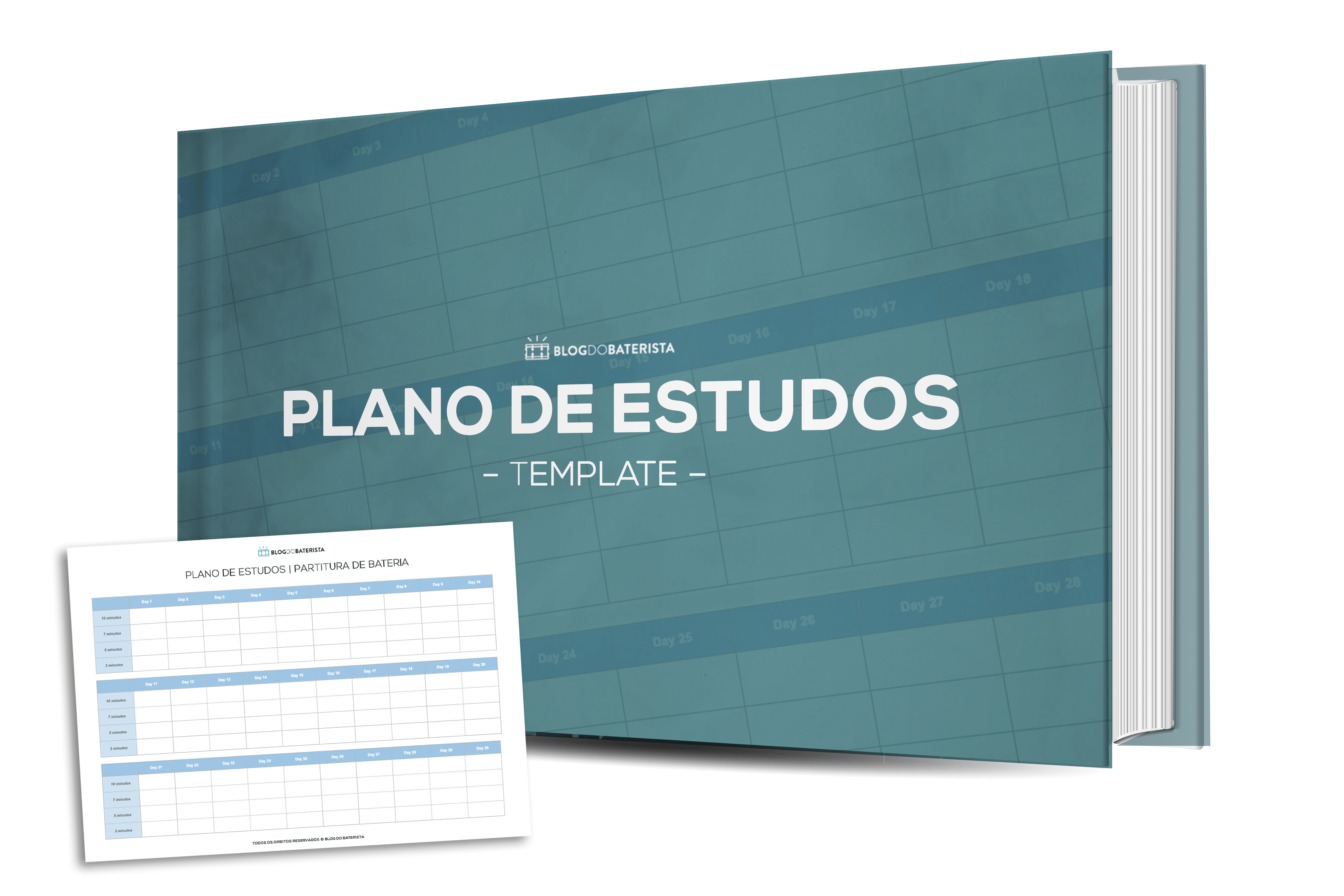 Planner - Estudos de Partitura de Bateria